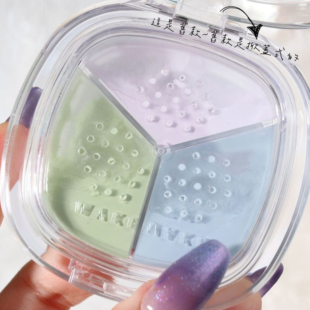 WAKEMAKE 三色控油定妝蜜粉